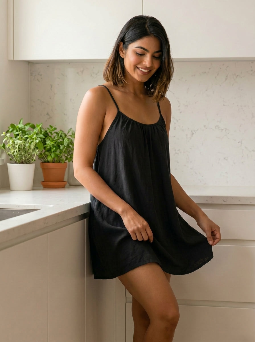 The Backless Adjustable Cami Dress
