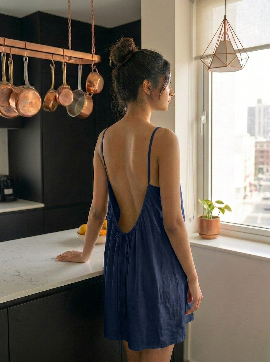 The Backless Adjustable Cami Dress