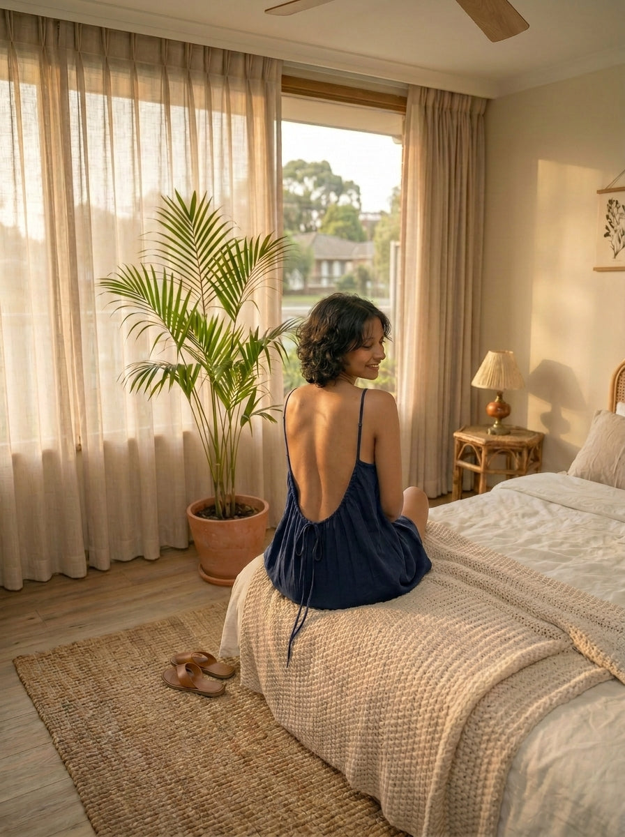 The Backless Adjustable Cami Dress