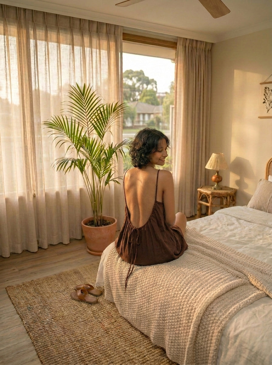 The Backless Adjustable Cami Dress