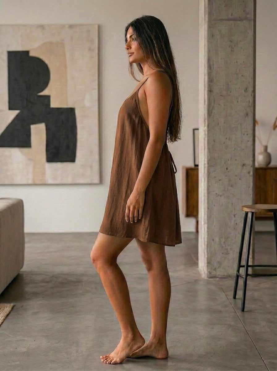 The Backless Adjustable Cami Dress