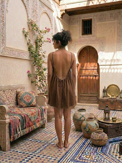 The Backless Adjustable Cami Dress