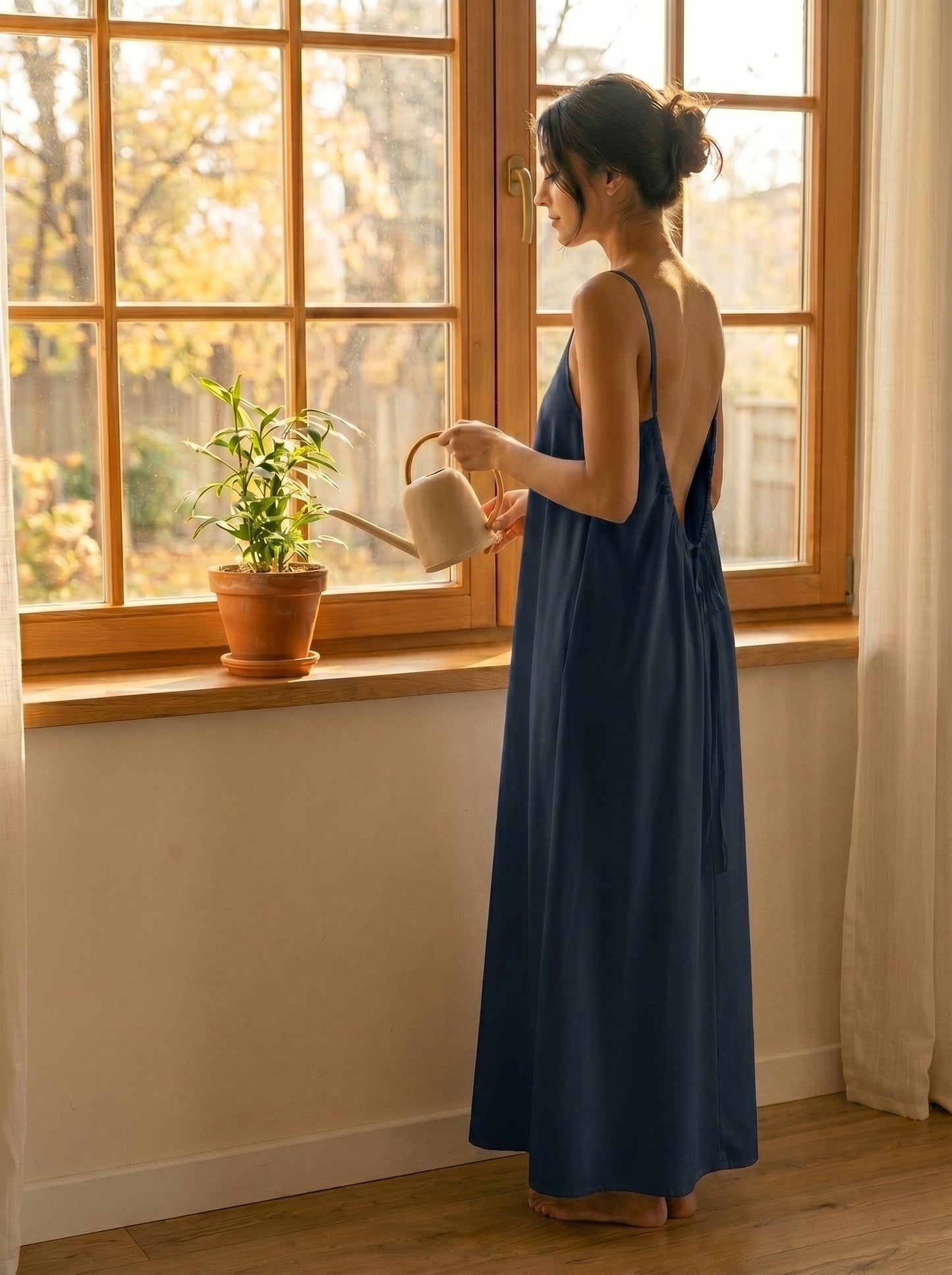 The Backless Adjustable Cami Dress