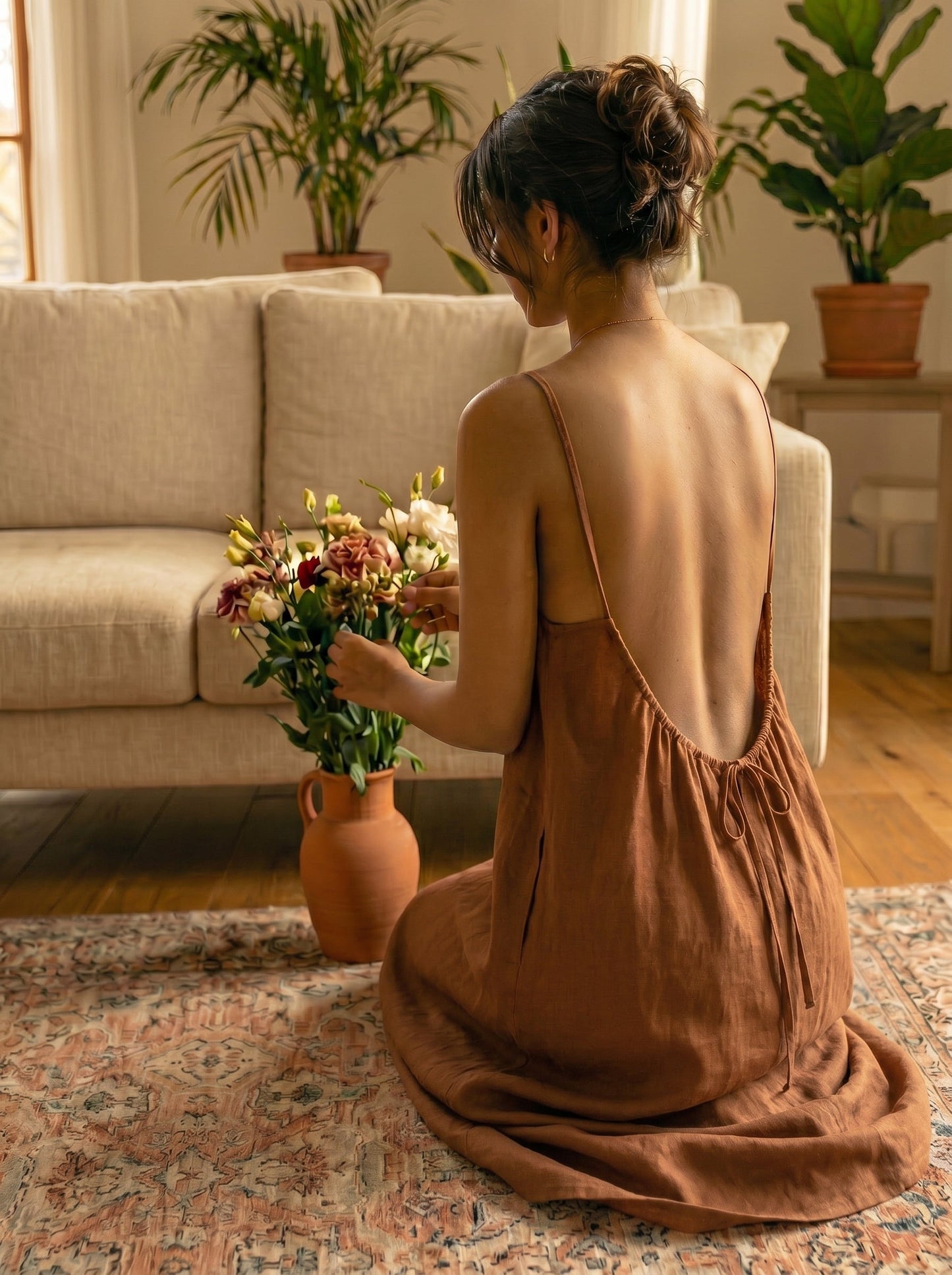 The Backless Adjustable Cami Dress