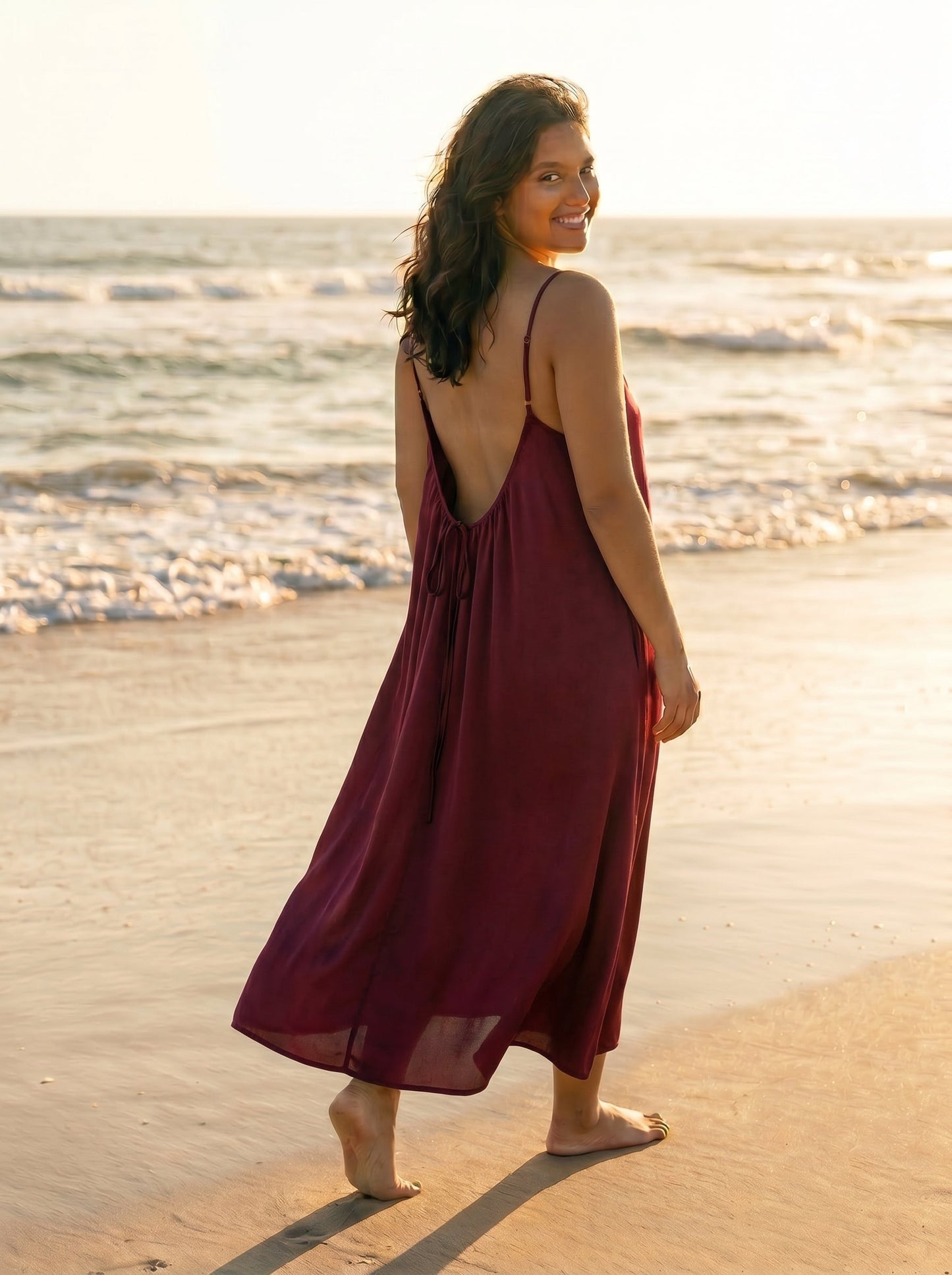 The Backless Adjustable Cami Dress