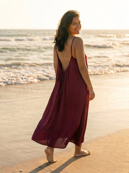 The Backless Adjustable Cami Dress