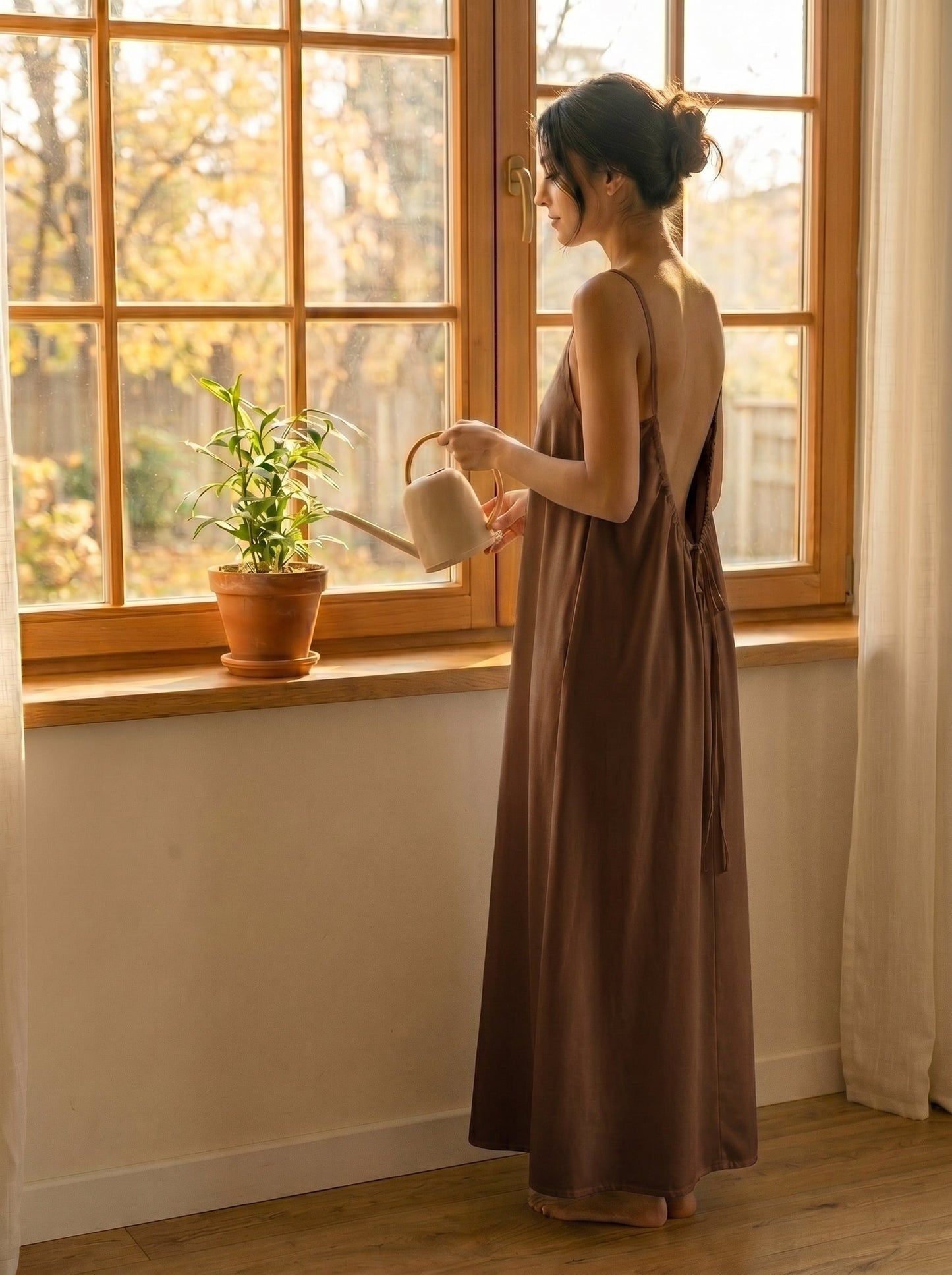 The Backless Adjustable Cami Dress