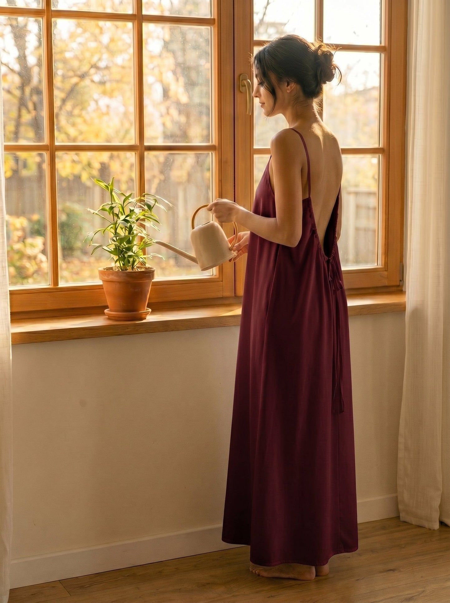 The Backless Adjustable Cami Dress
