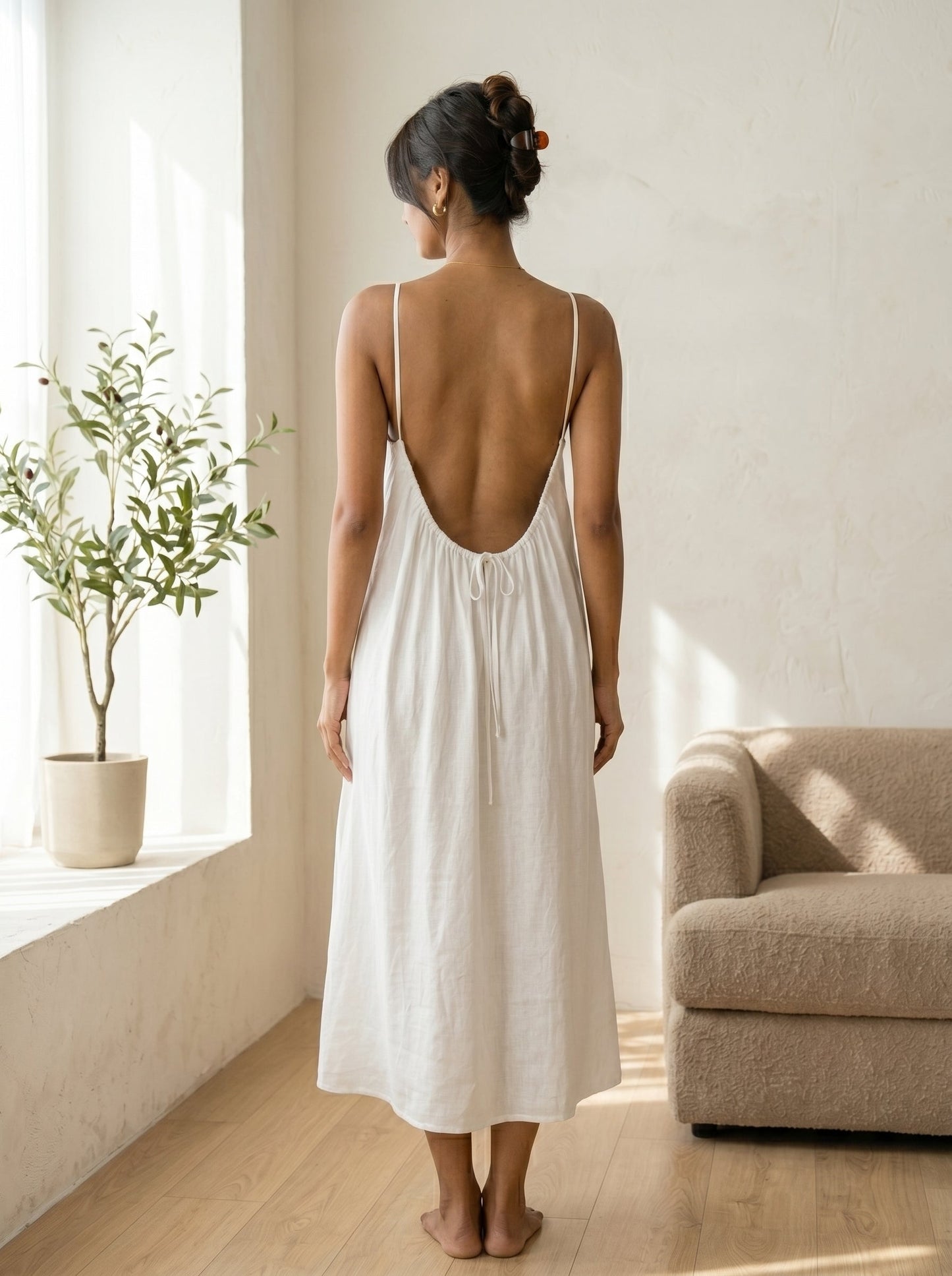 The Backless Adjustable Cami Dress