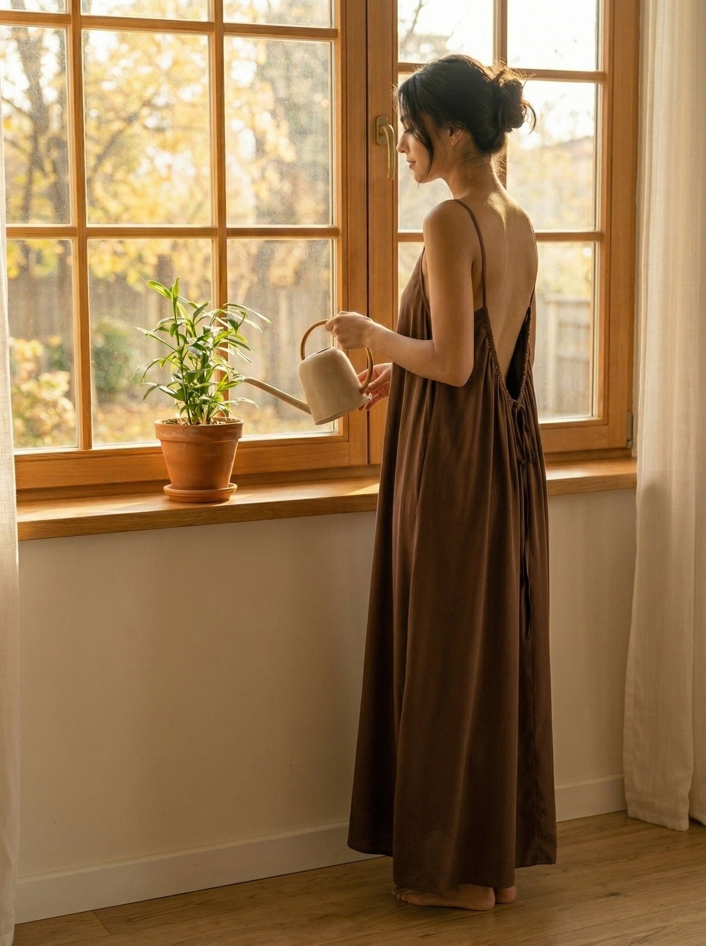 The Backless Adjustable Cami Dress