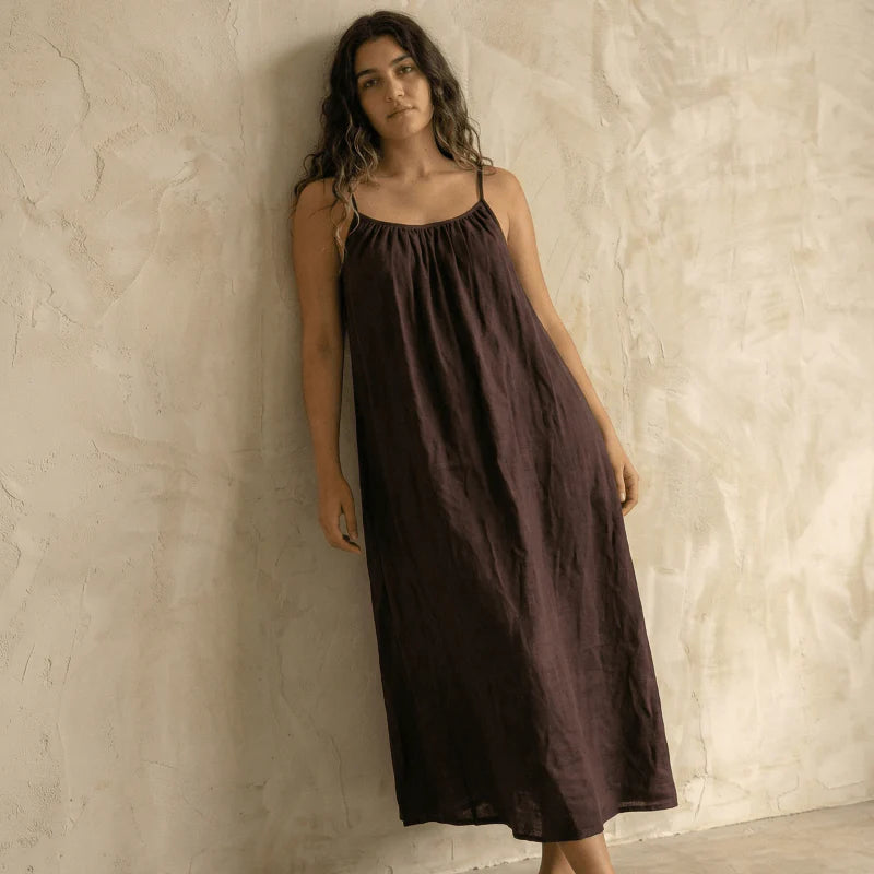 The Backless Adjustable Cami Dress — Mini